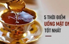 Nên uống sâm ngâm mật ong vào thời điểm nào là hiệu quả nhất?